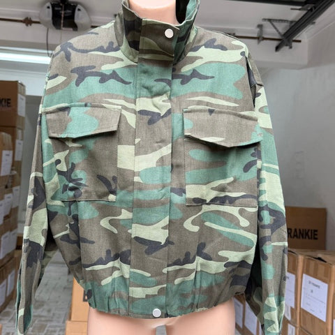 Rue Camo Bomber Jacket