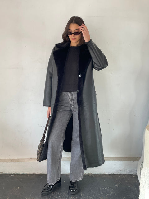 Dea Ritchie Reversible Faux Fur Coat