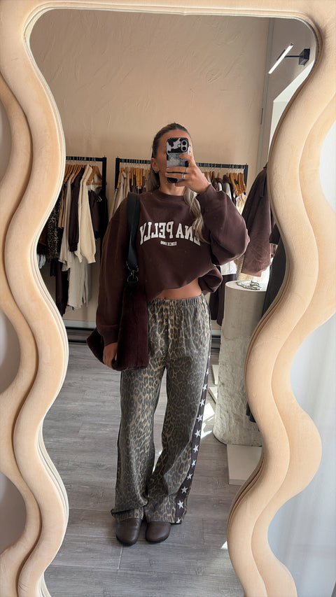 Leo Star Denim Track Pant