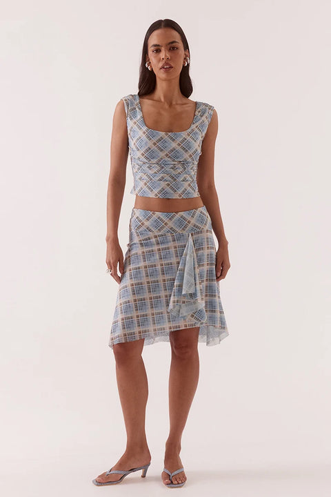 NOVALYN PLAID TOP