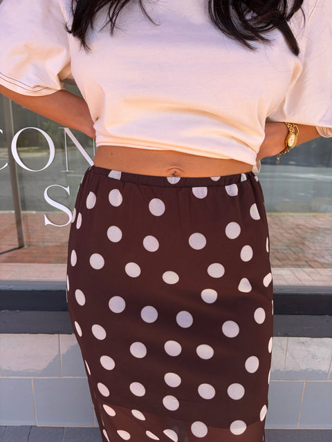 The Dot Maxi Skirt
