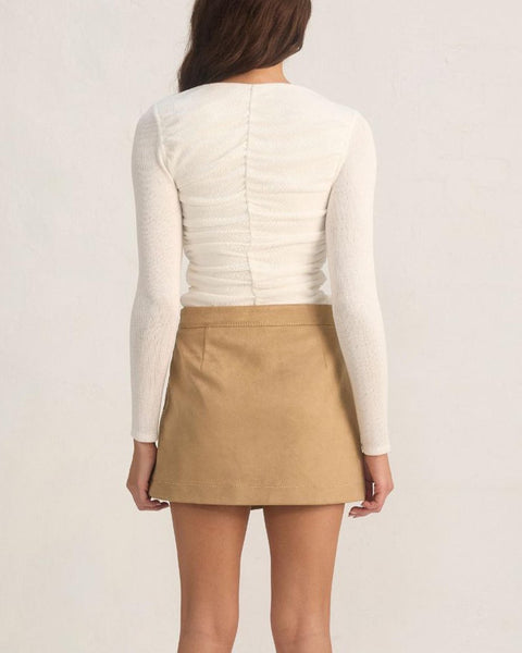 SOLANA SUEDE SKIRT