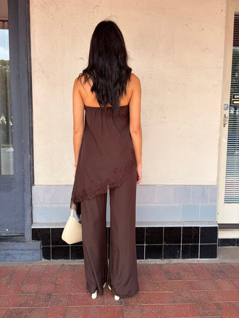 Sora Strapless Top Pant Set