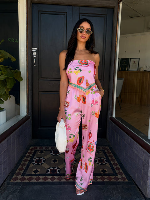 LA DOLCE VITA Scarf top and pant set