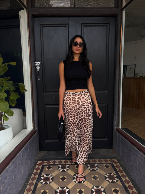 Lucie Sheer Maxi Skirt