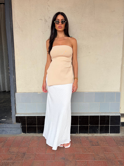 Bonnie Strapless Longline Top