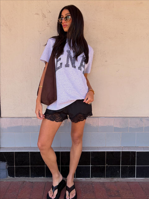 Naomi Lace Trim Short