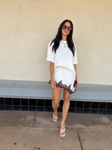 PART TIME LOVER MINI SKIRT