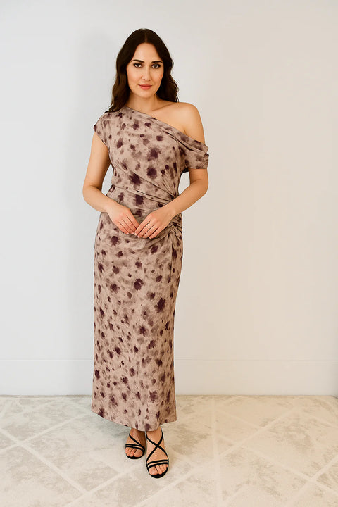 Verona One Shoulder Maxi Dress