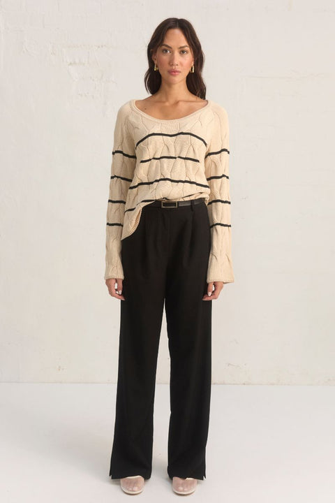 MONUMENT STRIPE KNIT