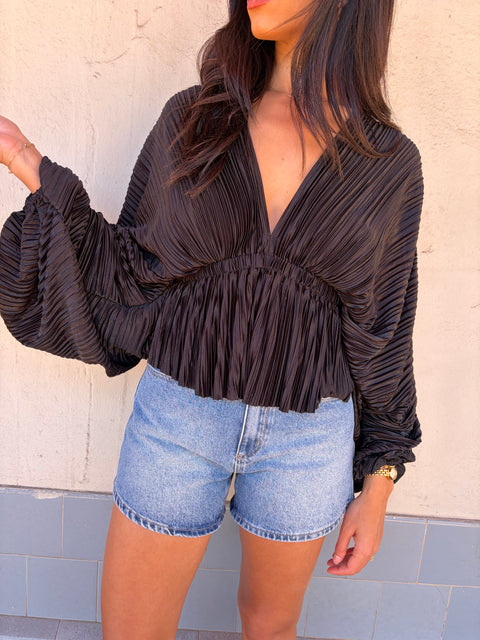Jess Pleated Top