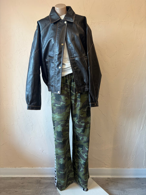 Camo Heart Denim Jogger Pant