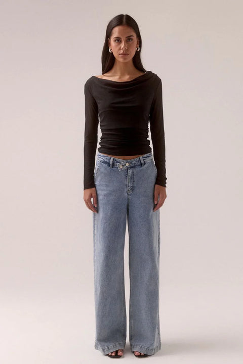 MYRIAD COWL LONG SLEEVE