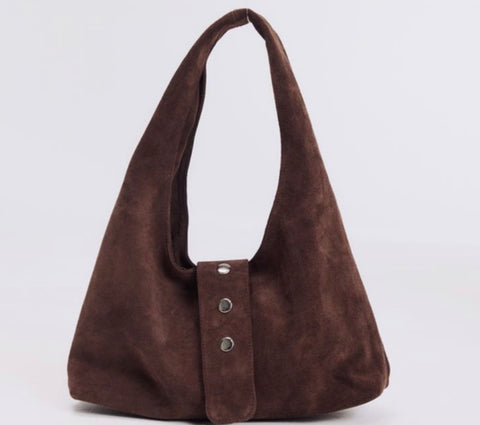 The Lume in Chocolate Suede