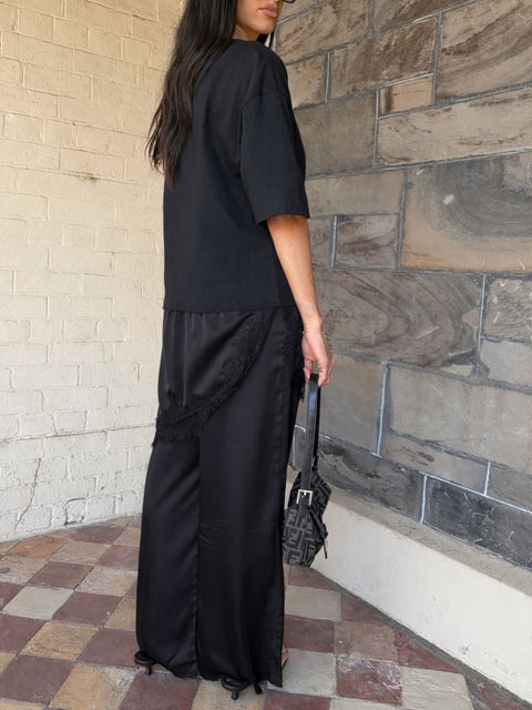 Noah Longline Lace Tee