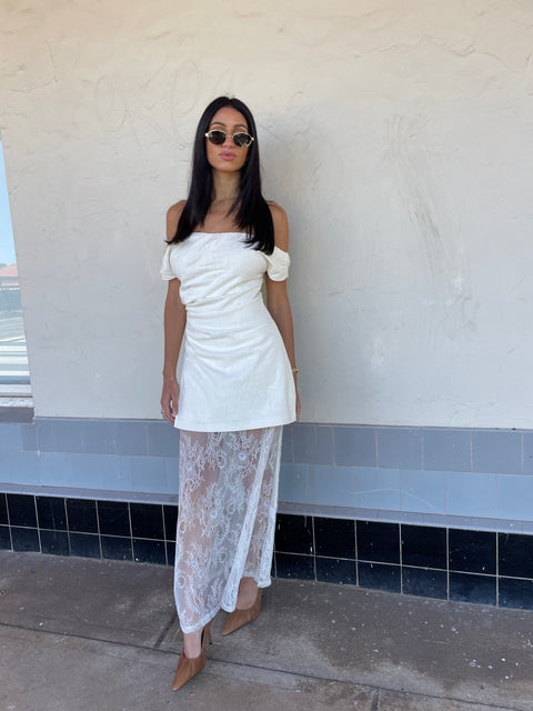 VERA OFF SHOULDER DRESS