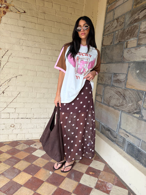 Veronica Polka Dot Skirt