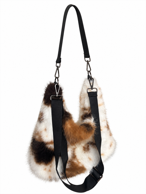 Slouch Faux Fur Bag