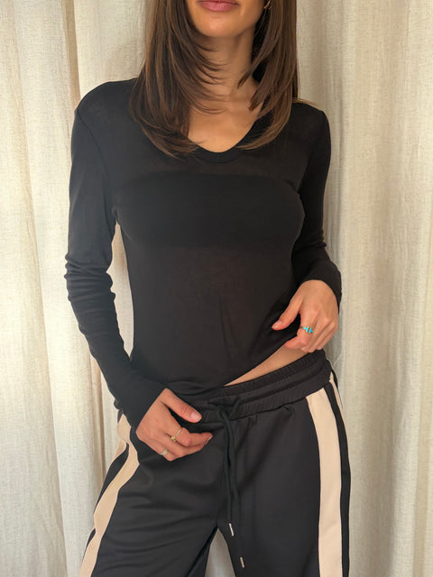 Billie Sheer Long Sleeve Top