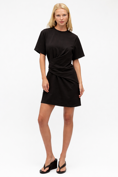 Sienna Drape T-Shirt Dress