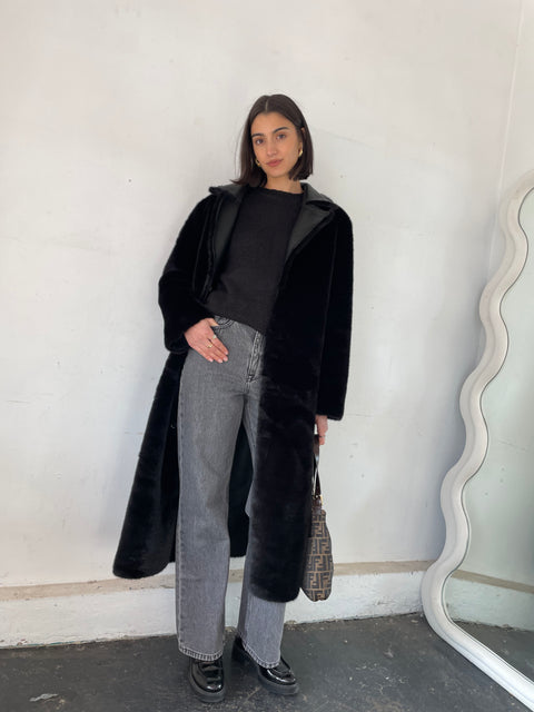 Dea Ritchie Reversible Faux Fur Coat