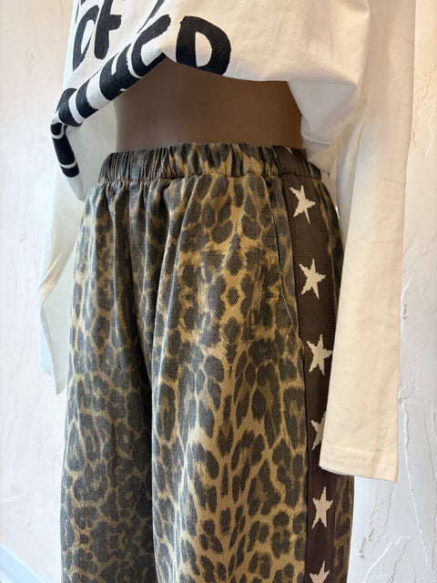Leo Star Denim Track Pant