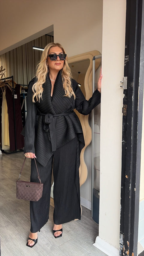 Tiana Plisse Top and Pant Set