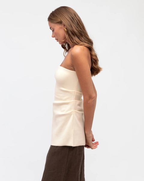 Bonnie Strapless Longline Top