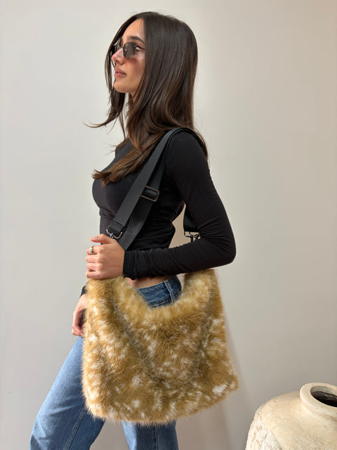 Bambi Faux Fur Bag