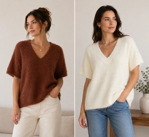 Shiloh Fluffy Knit Top