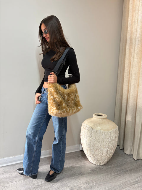 Bambi Faux Fur Bag