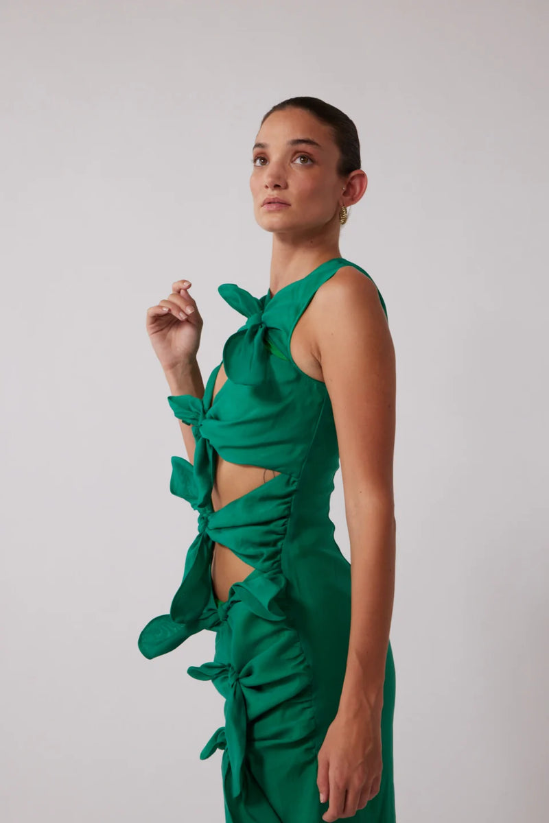 the wolf gang allegra cutout midi dress Allegra Midi Dress ( final sale) – Azalia Boutique
