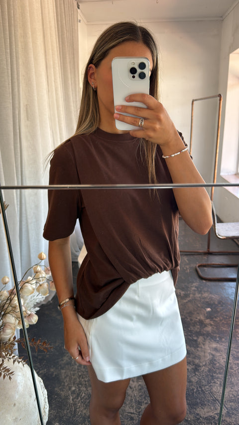 Easy Front Tuck Tee