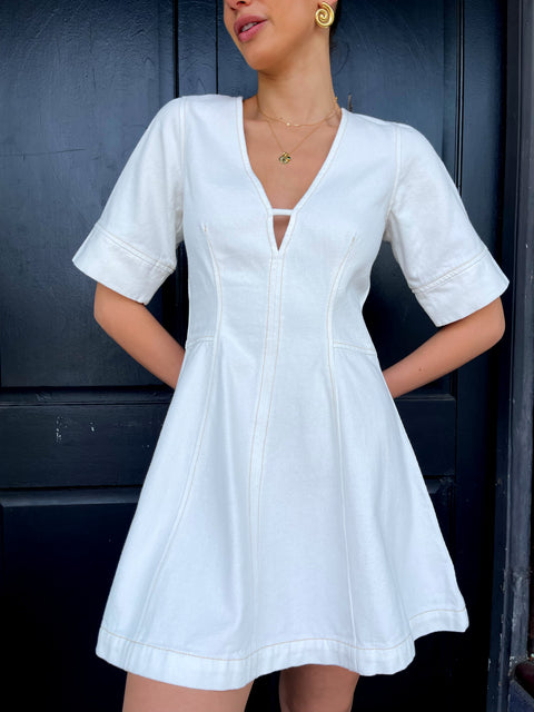 ATLAS DENIM MINI DRESS