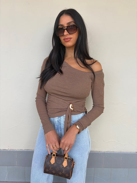 Noa Asymmetrical Mesh Top