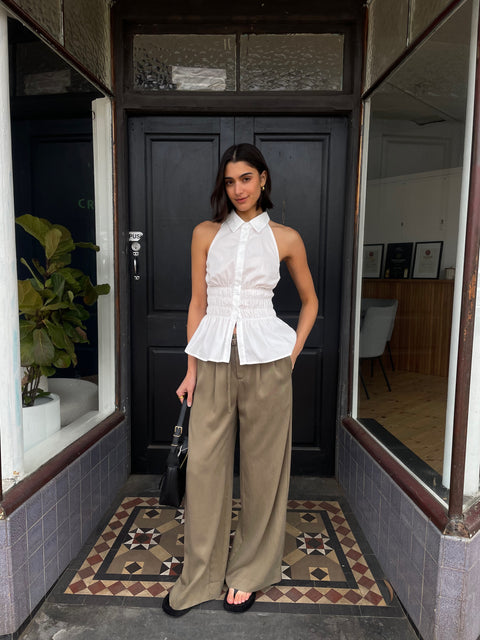 Zuri Halter Shirt Top