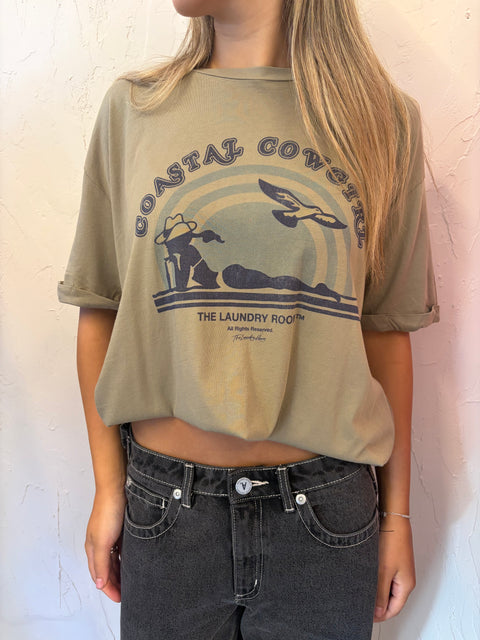 Coastal Cowgirl oversized tee