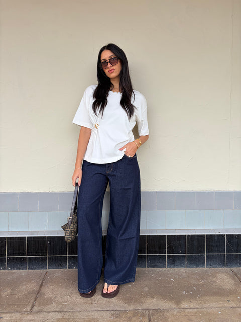 Ava Elevated Twist Tee