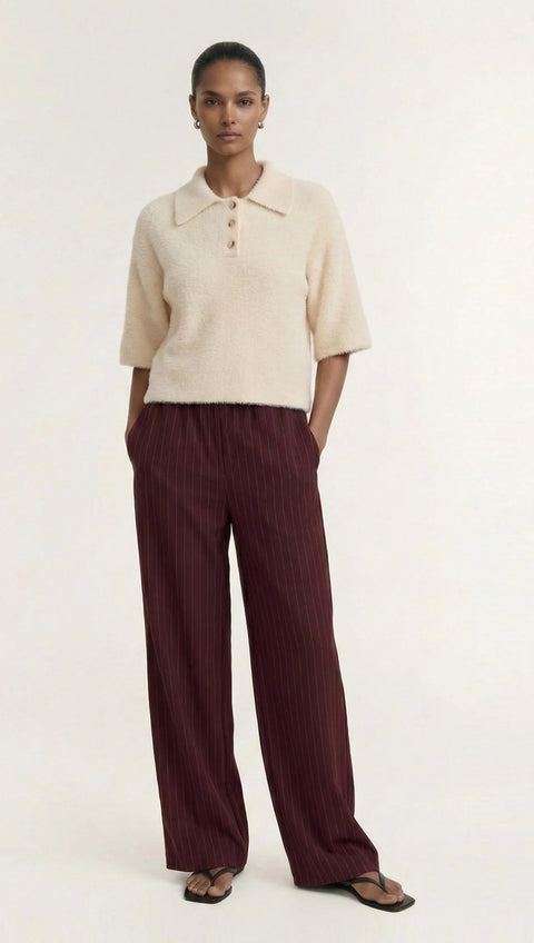Celine Polo Knit Top