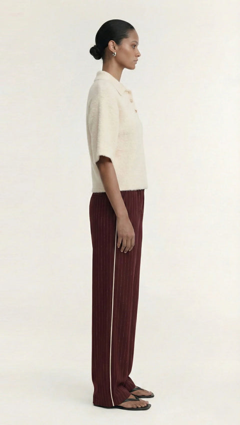 Celine Polo Knit Top