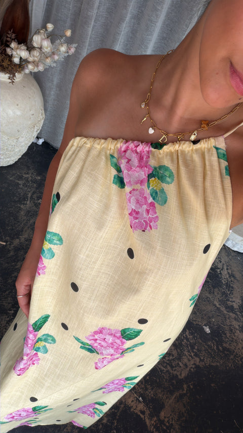 Garden One-Shoulder Maxi Dress