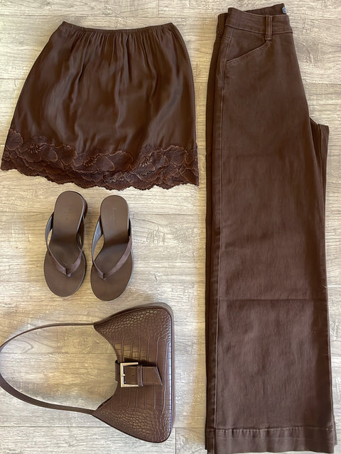 Chantelle Lace Trim Skirt