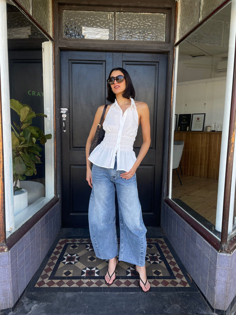 Zuri Halter Shirt Top