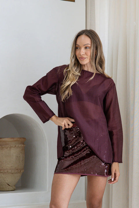 Siren Sheer Top