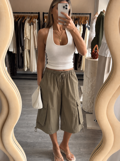 The Sloane Utility Longline Shorts