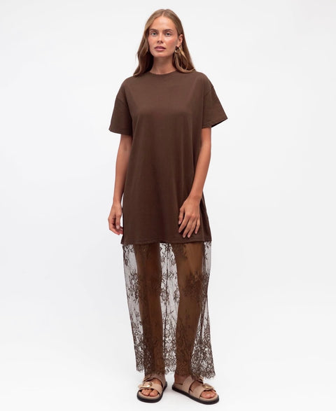 ANIKA Lace Tee dress