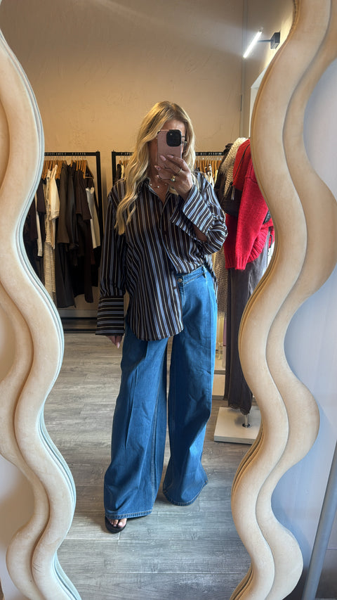 Faye Pinstripe Shirt