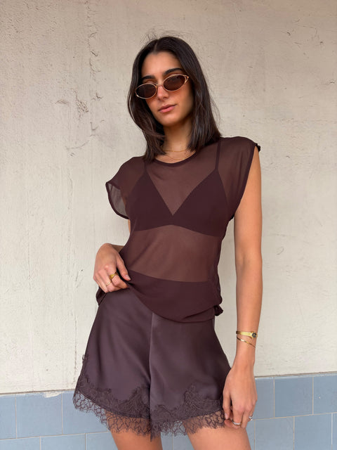 Harper sheer Top