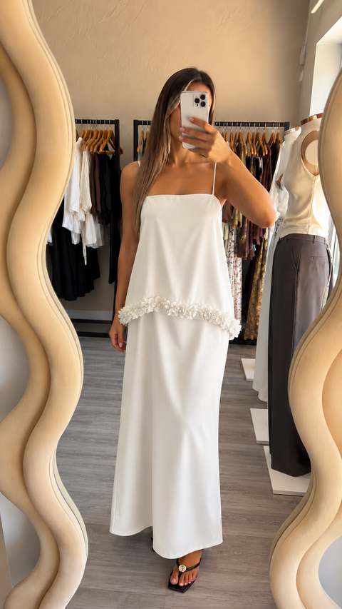 Amelie Petal Maxi Dress