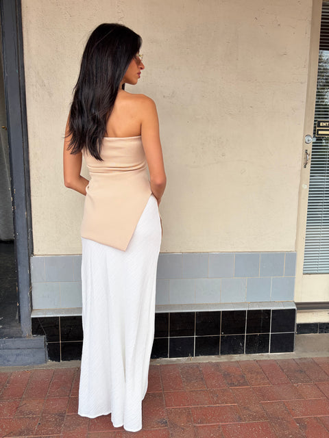 Bonnie Strapless Longline Top